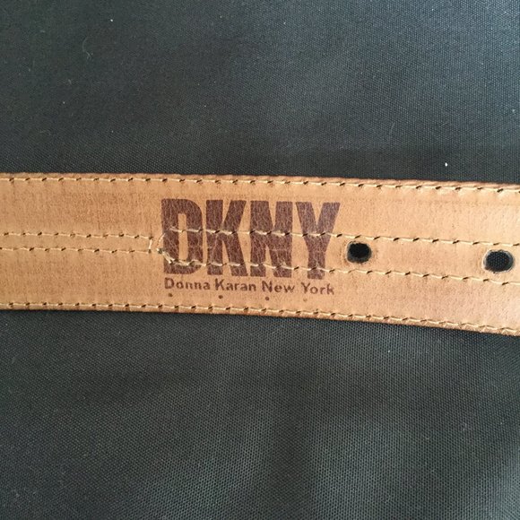DKNY Genuine Caiman Crocodile Leather Belt main image 4